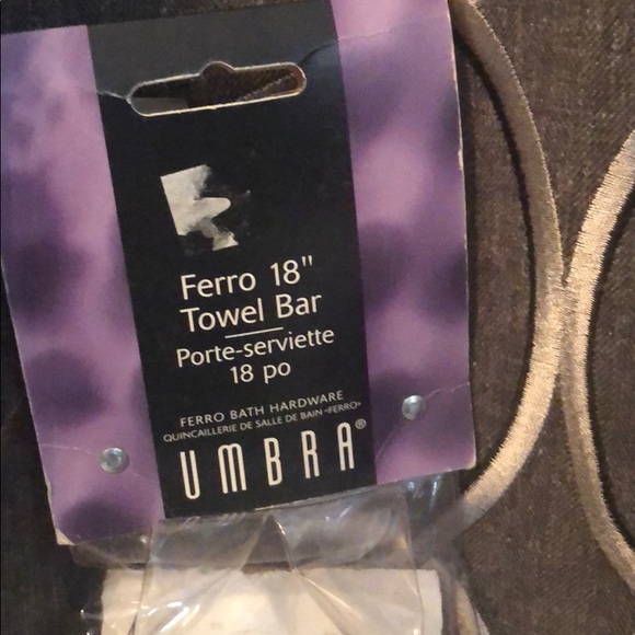 NWT Umbra Ferro 18” Rowel Bar in Nickel Finish - Picture 4 of 6